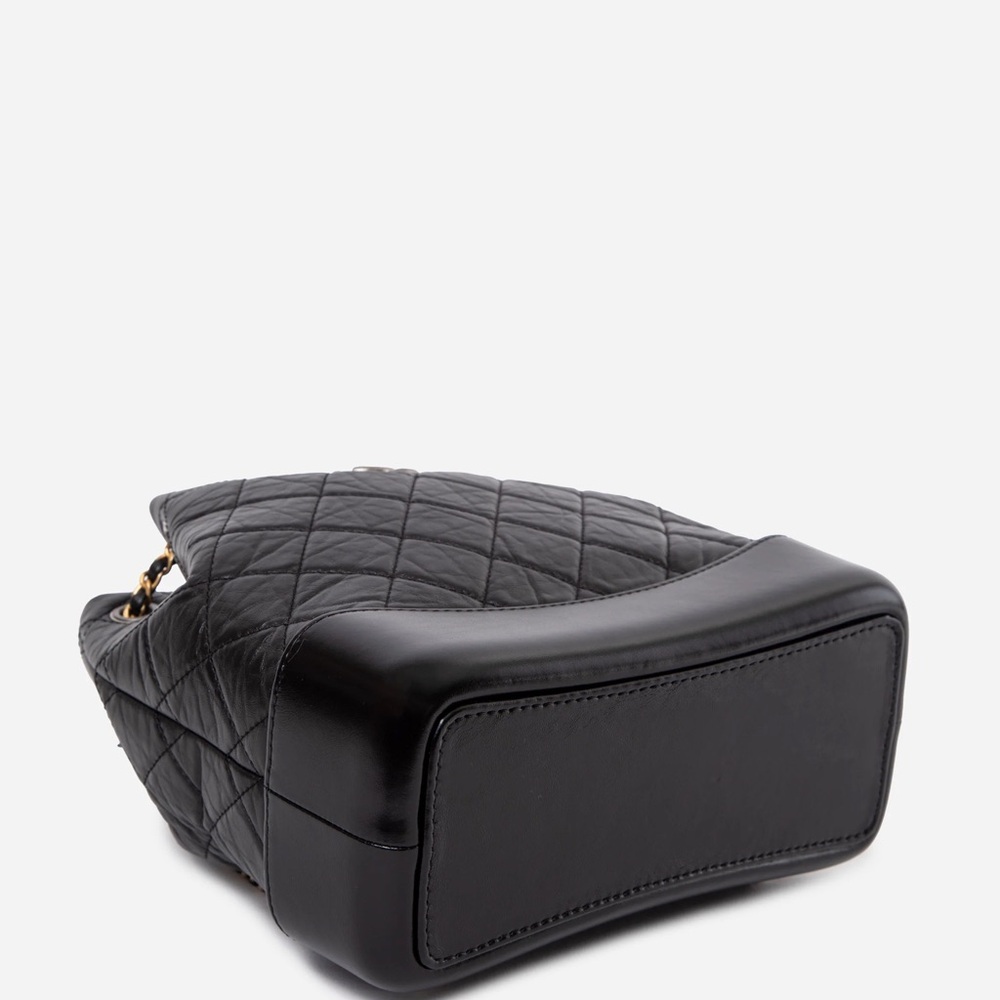 Pre-Owned CHANEL Black Quilted Gabrielle Backpack - Picture 3 of 3